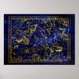 poster de constellation perseus et andromeda