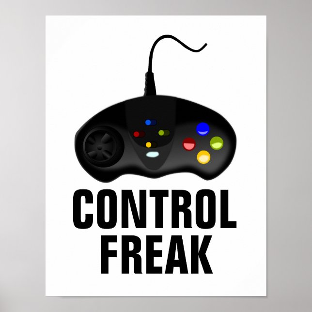 Poster de contrôle Freak Gamer (Devant)