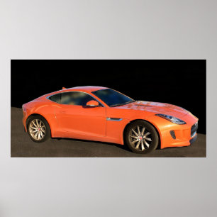 POSTER DE COUPE Jaguar F TYPE