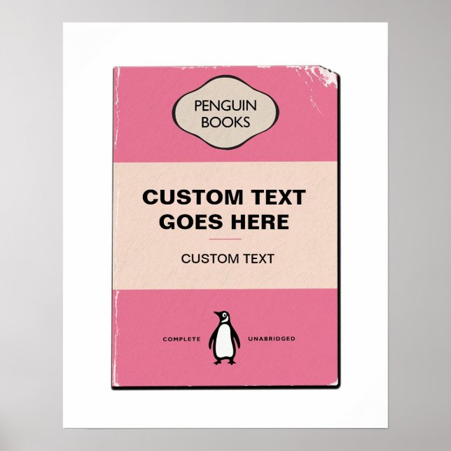 Poster de couverture de livre de pingouin personna (Devant)