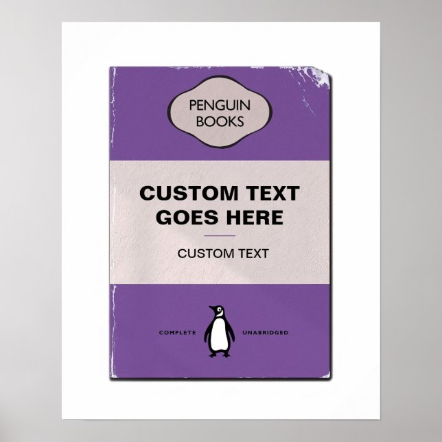 Poster de couverture de livre de pingouin personna (Devant)