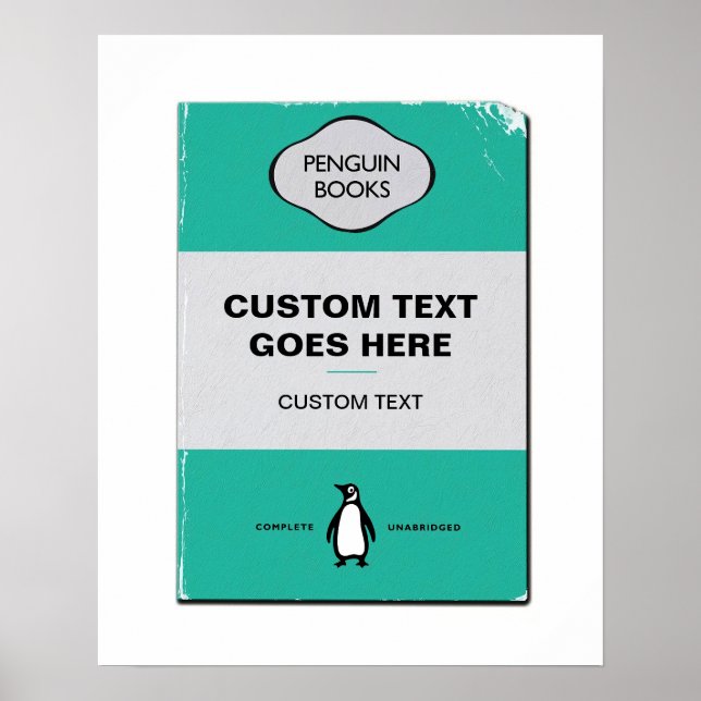 Poster de couverture de livre de pingouin personna (Devant)