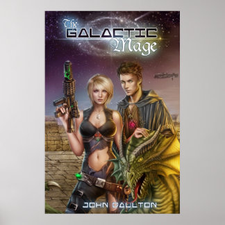 Poster de couverture du livre Galactic Mage