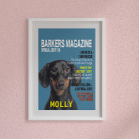 Poster de couverture du magazine Dachshund Parody