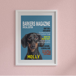 Poster de couverture du magazine Dachshund Parody