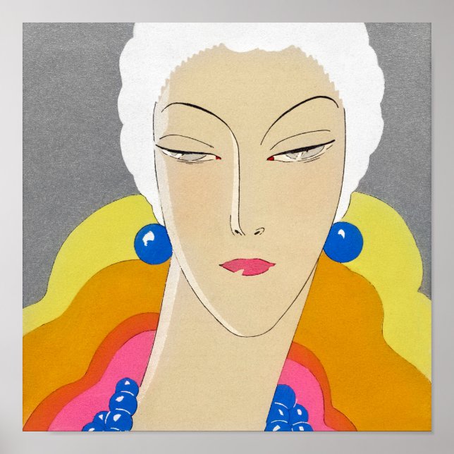 Poster de couverture du magazine vintage (Devant)