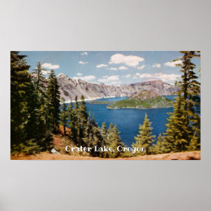 Poster de Crater Lake Oregon