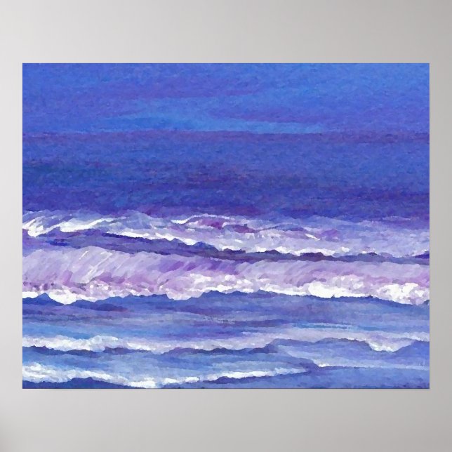 Poster de CricketDiane Ocean - Coucher de soleil b (Devant)