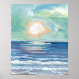 Poster de CricketDiane Ocean - Coucher de soleil s