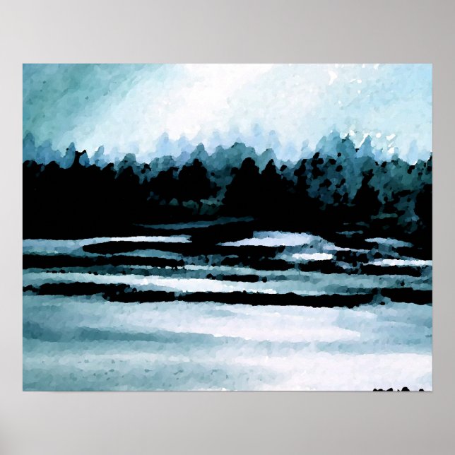Poster de CricketDiane Ocean - Lake Morning Mist (Devant)