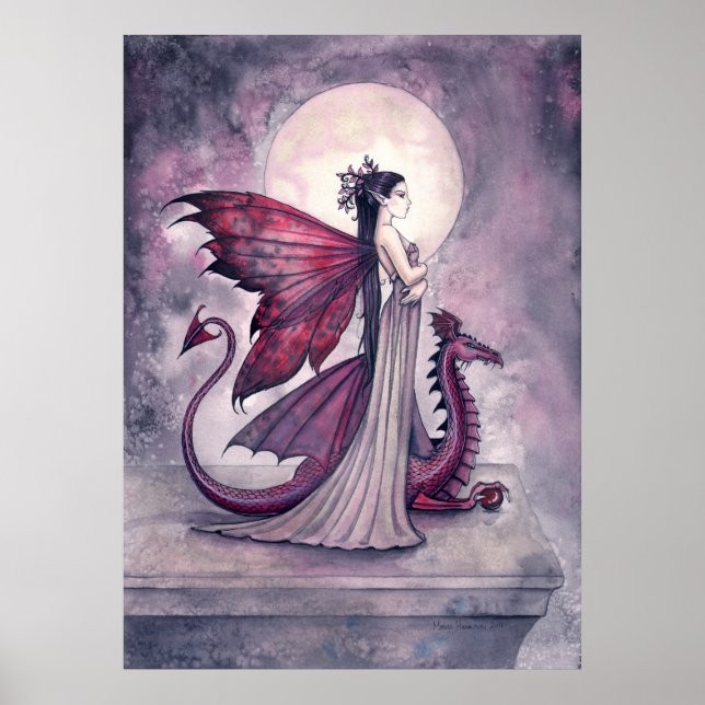 Poster de Crimson Dragon Fairy and Dragon (Devant)