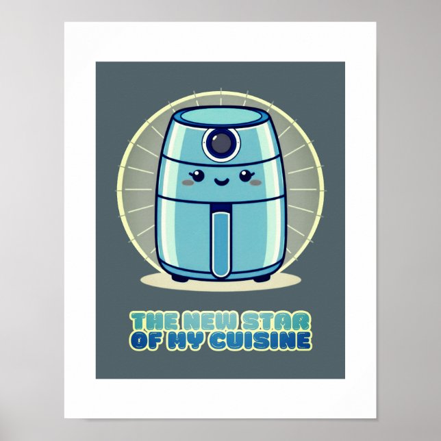 Poster de cuisine de l'Air fryer (Devant)