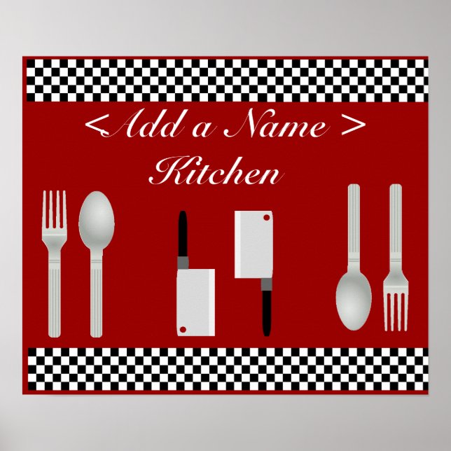 Poster de cuisine en carton imprimé (Devant)