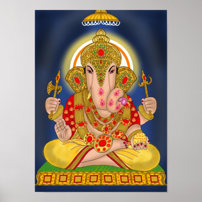Poster de Dagdusheth Ganesha (Devant)