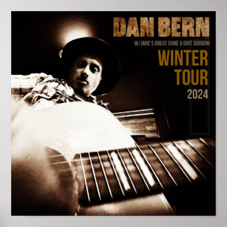 Poster de Dan Bern Winter Tour 2024