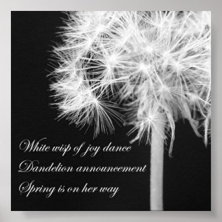 Poster de Dandelion Haiku