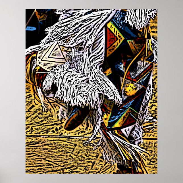 Poster de danseur d'herbe (Devant)