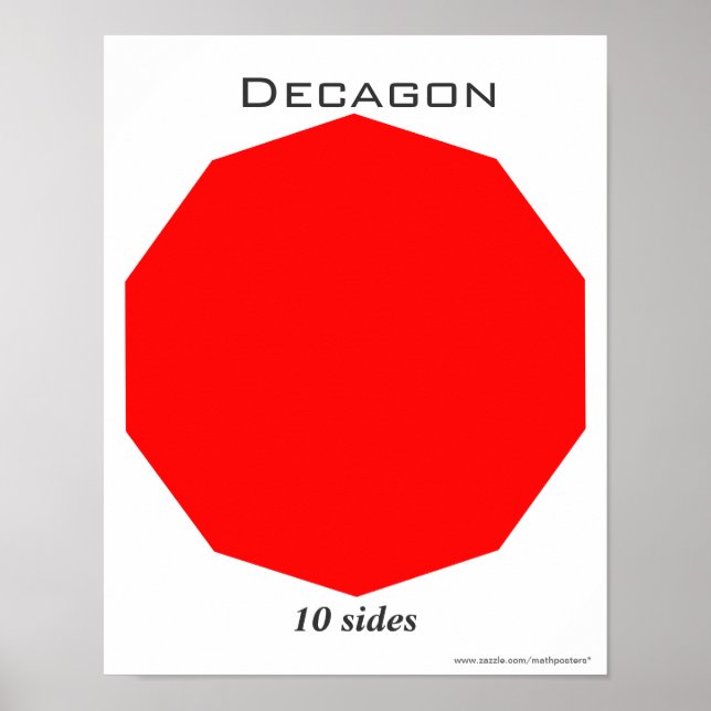 Poster de Decagon en Polygon (Devant)