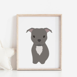 Poster de décoration de la salle pour chien et chi