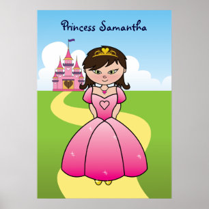 Poster de décoration de la salle Princess in rose