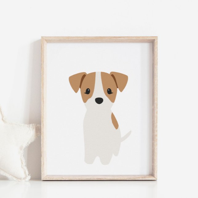 Poster de décoration de salle Jack Russel Puppy (Créateur téléchargé)