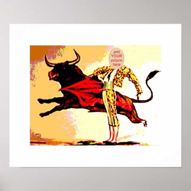 Poster de découpe du carnaval de Bullfighter (Devant)