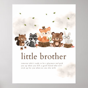 Poster de définition Little Brother Animaux de for