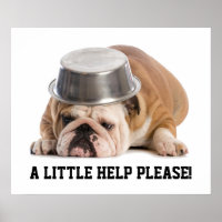 Poster de demande d'aide