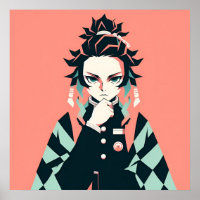 Poster de Demon Slayer Tanjiro