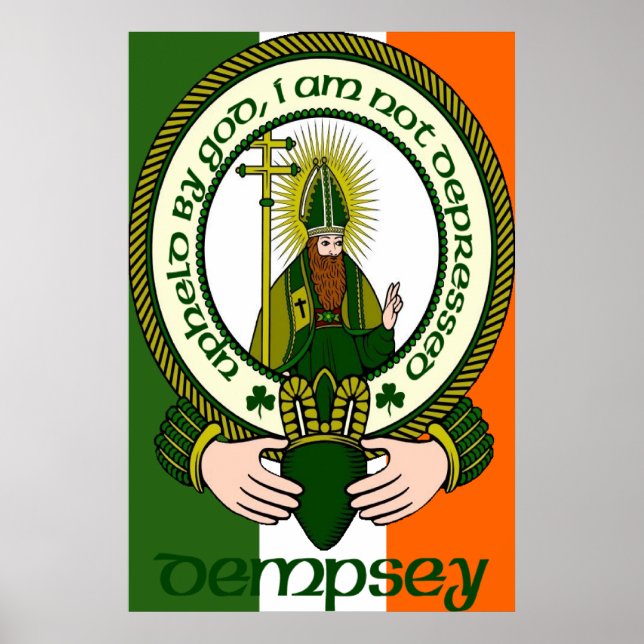 Poster de Dempsey Clan Motto Imprimer (Devant)