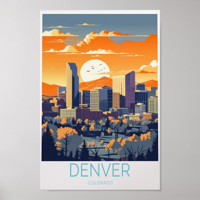 Poster de Denver Travel Colorado Denver (Devant)