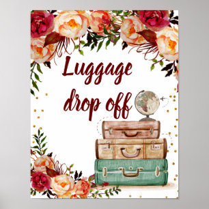 Poster de dépôt de bagages