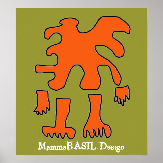 Poster de design Amoeba ! (Devant)