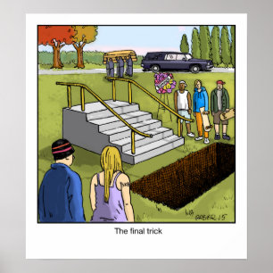 Poster de dessin amusant - Le dernier coup