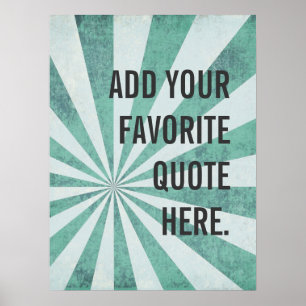 Poster de devis favori, personnalisé