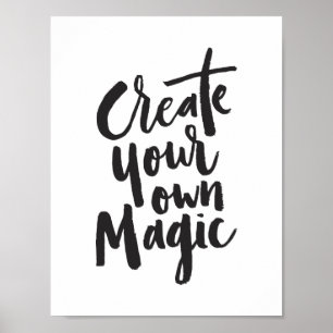 Poster de devis Inspirationnel Personnalisé Modern