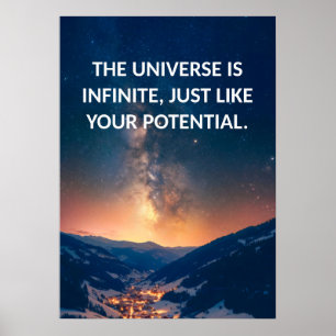 Poster de devis motivationnel potentiel