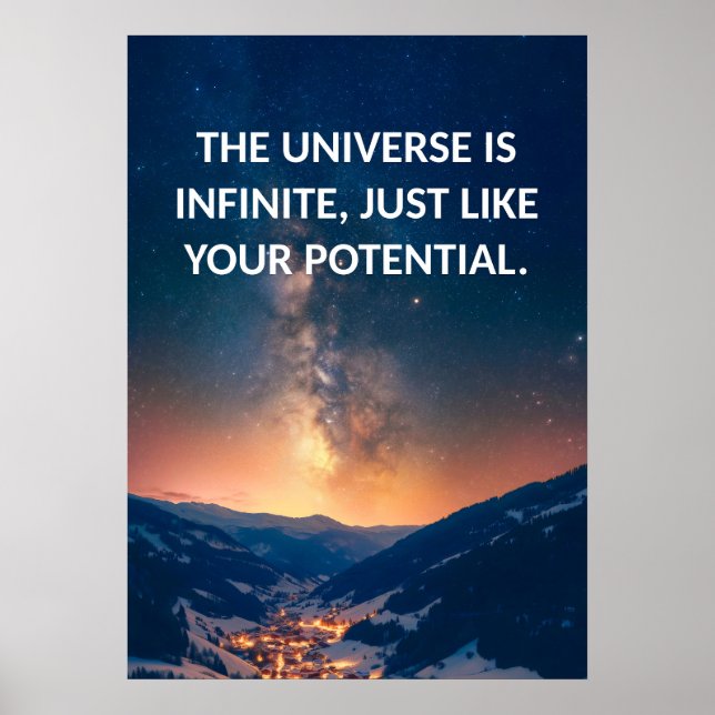 Poster de devis motivationnel potentiel (Devant)
