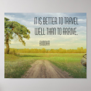 Poster de devis pour le Bouddha Travel Well
