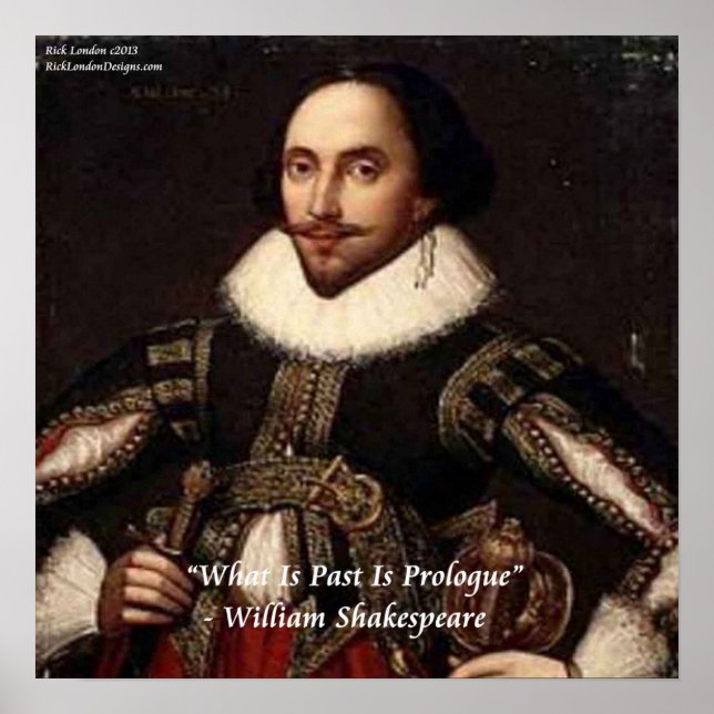 Poster de devis Shakespeare & "Past/Prologue" (Devant)