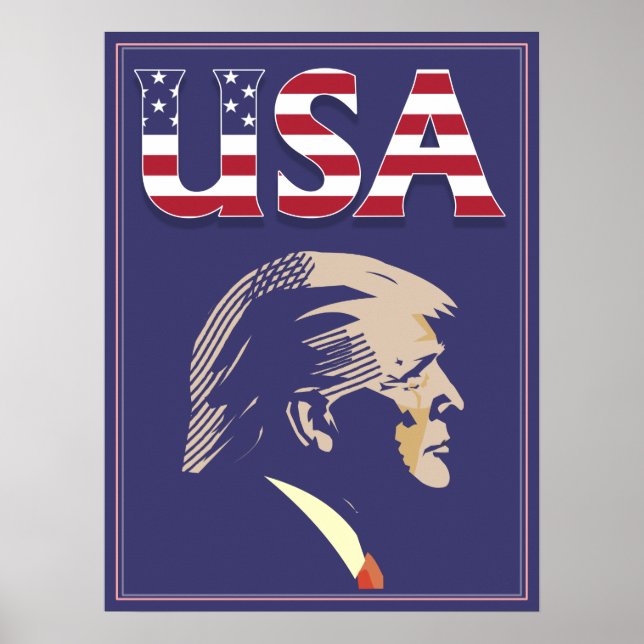 Poster de Donald Trump (Devant)