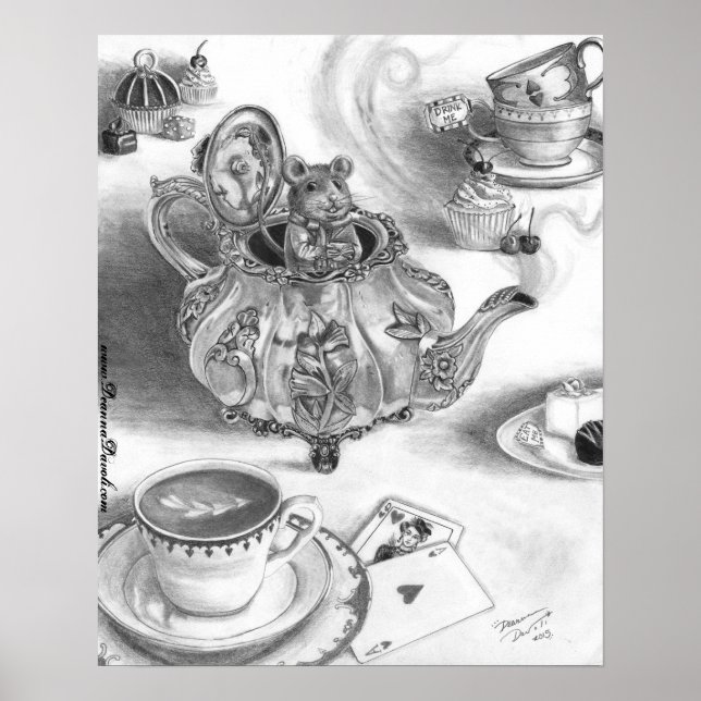 Poster de Dormouse Alice au pays des merveilles (Devant)