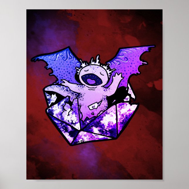 Poster de Draxolotyl Hatchling (Devant)