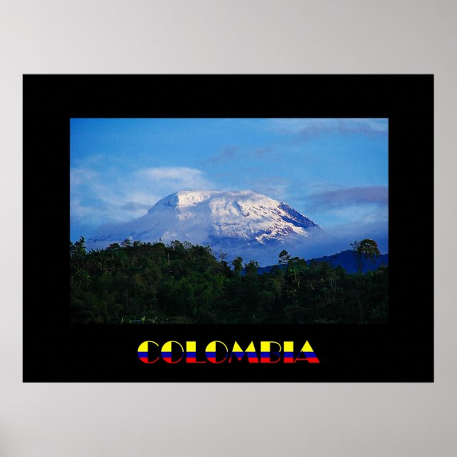 Poster de El Nevado del Tolima Colombia (Devant)