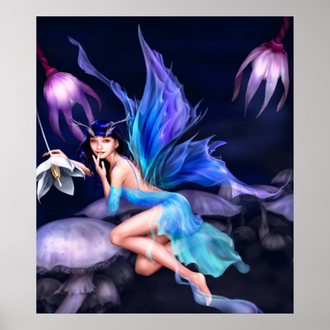 Poster de fée aux champignons de 14.95 (Devant)