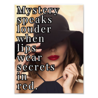 Poster de femme avec citation