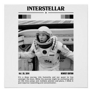Poster de film Interstellar