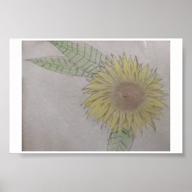 poster de fleurs (Devant)