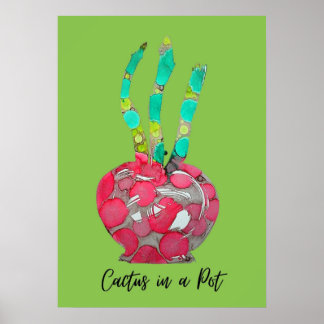 Poster de fleurs d'art