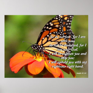 Poster de fleurs de tournesol Monarch Butterfly